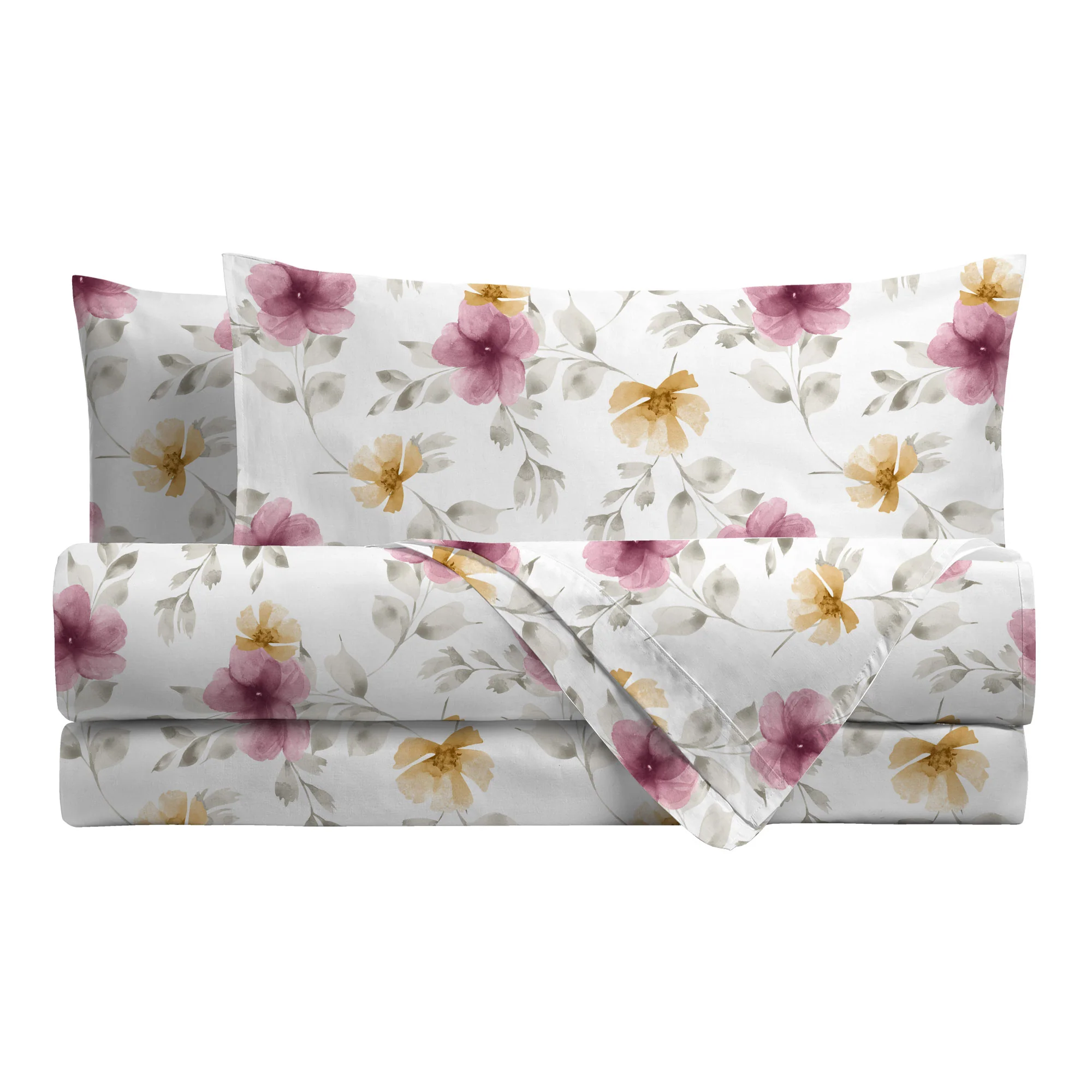 Completo Letto Matrimoniale Softy Yarn con Stampa - Fantasia Heidi Pink - Image 2