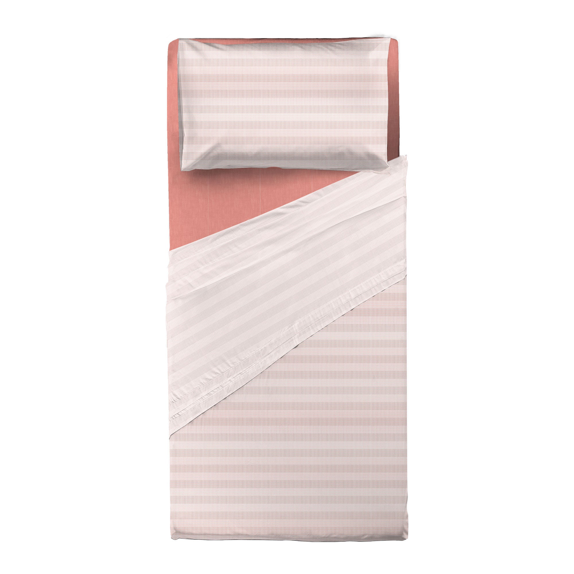 Completo Letto Singolo in Cotone con Stampa - Fantasia Fabrizio Coral - Image 3
