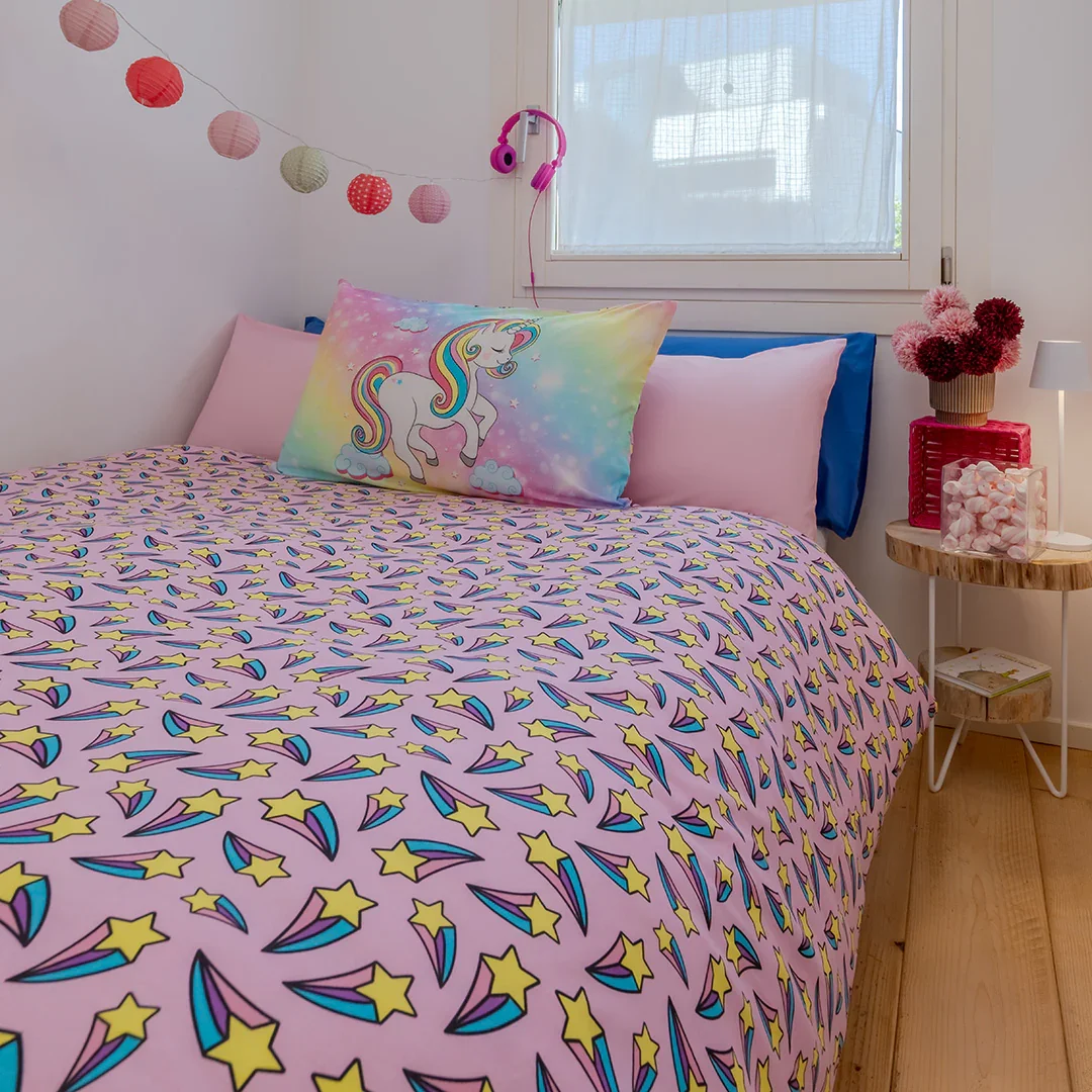 Completo Letto Singolo Kids in Cotone Twinkle Multicolor - Image 4