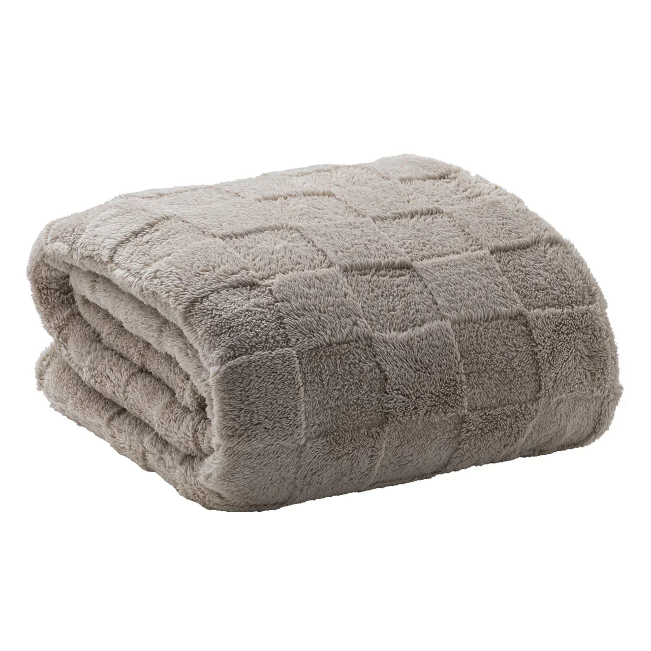 Coperta 250x200 cm Juniper Gin Tinta Unita Beige