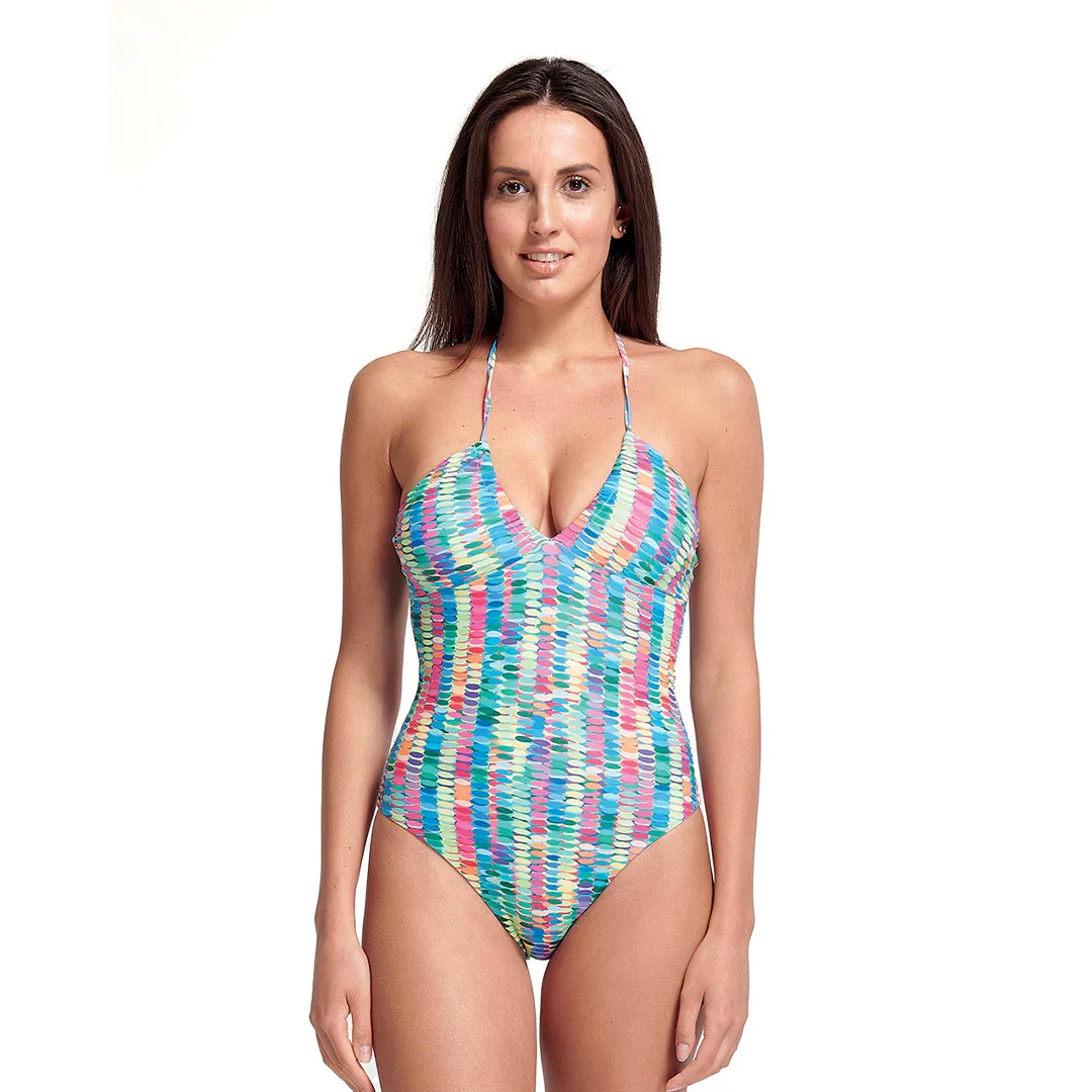 Costume Donna Polinesia Amabi Verde