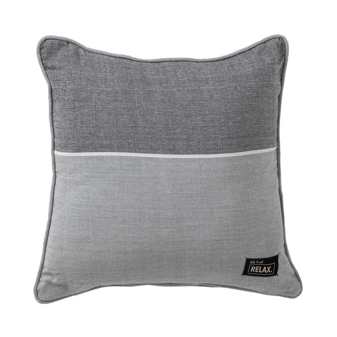 Cuscino Tinto In Filo 40x40 cm Edward Grey