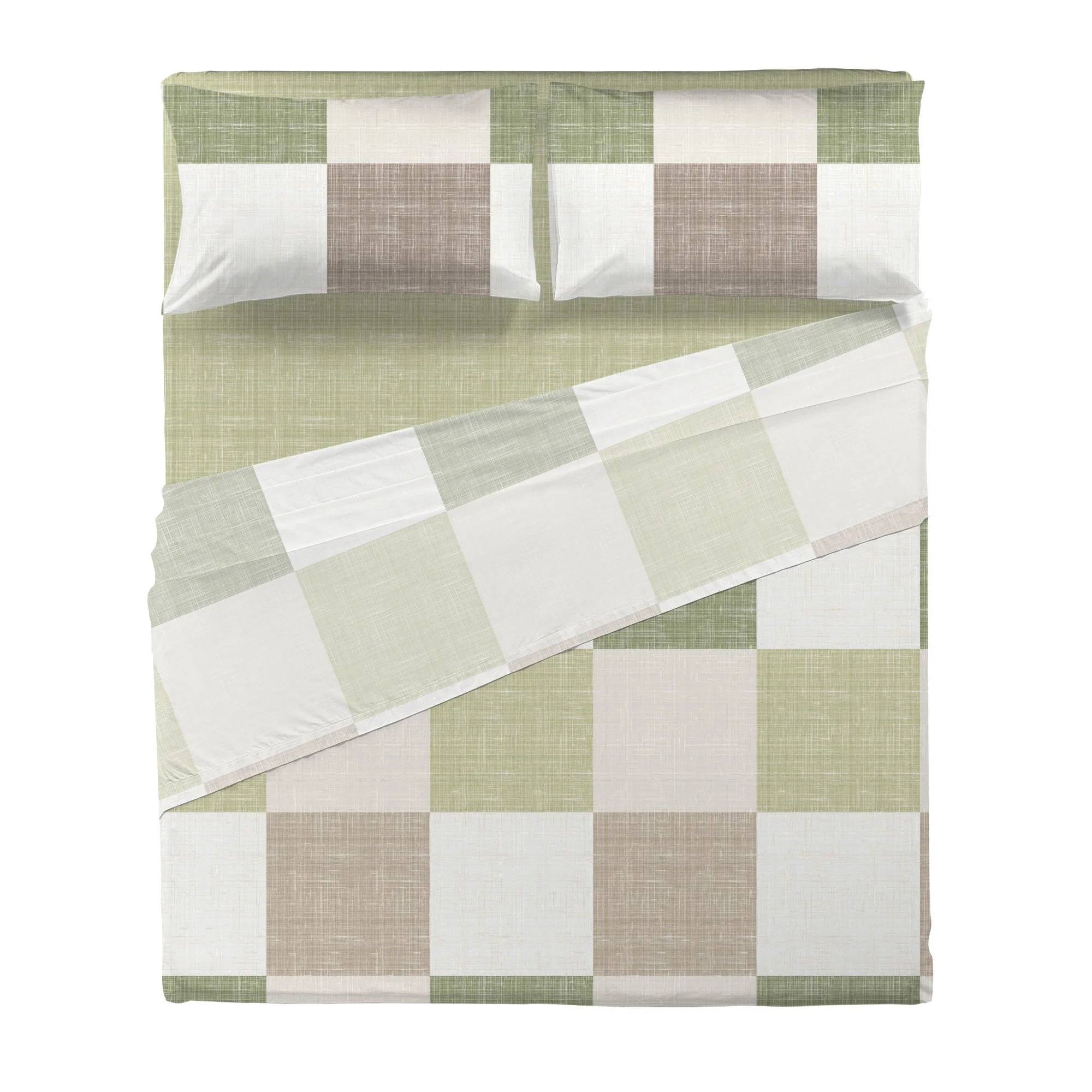 Di Maestro Completo Letto Stampato  Matrimoniale Esmond Green - Image 2