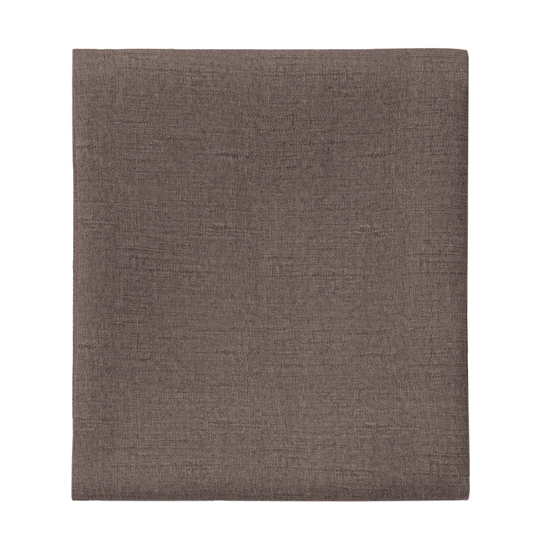 Di Maestro Tovaglia Antimacchia Effetto Lino Cm 150x260 Tinta Unita Brown
