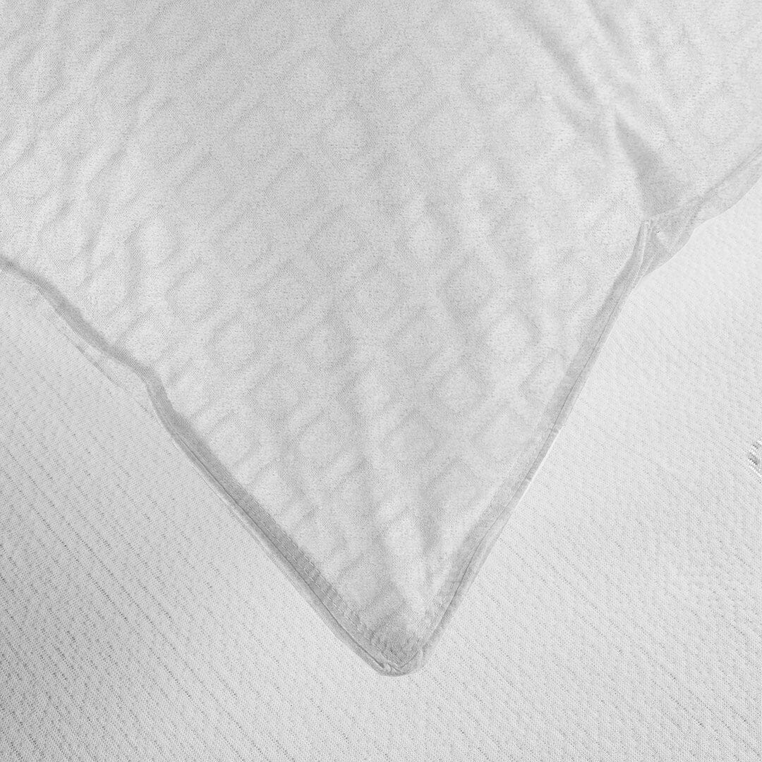 EasyDream Copriguanciale in Spugna Jacquard Tinta Unita Optical White