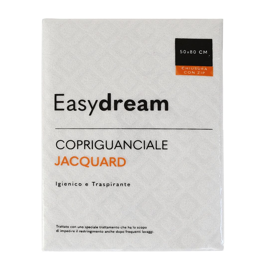 EasyDream Copriguanciale in Spugna Jacquard Tinta Unita Optical White - Image 2