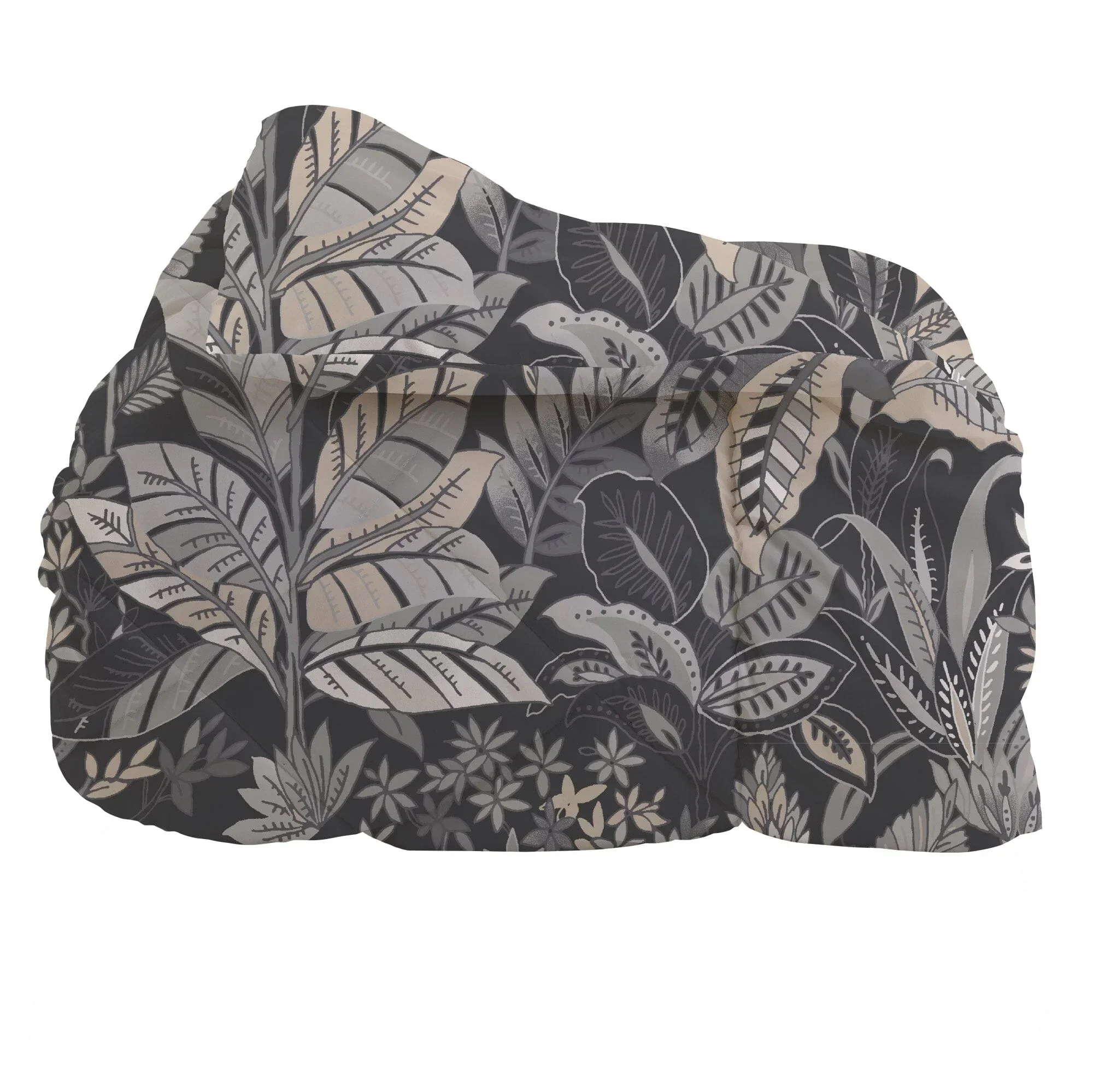 LUXURY COLLECTION DI MAESTRO Trapunta Matrimoniale Soffice 260x260 cm con Stampa - Fantasia Thais Dark Grey - Image 2