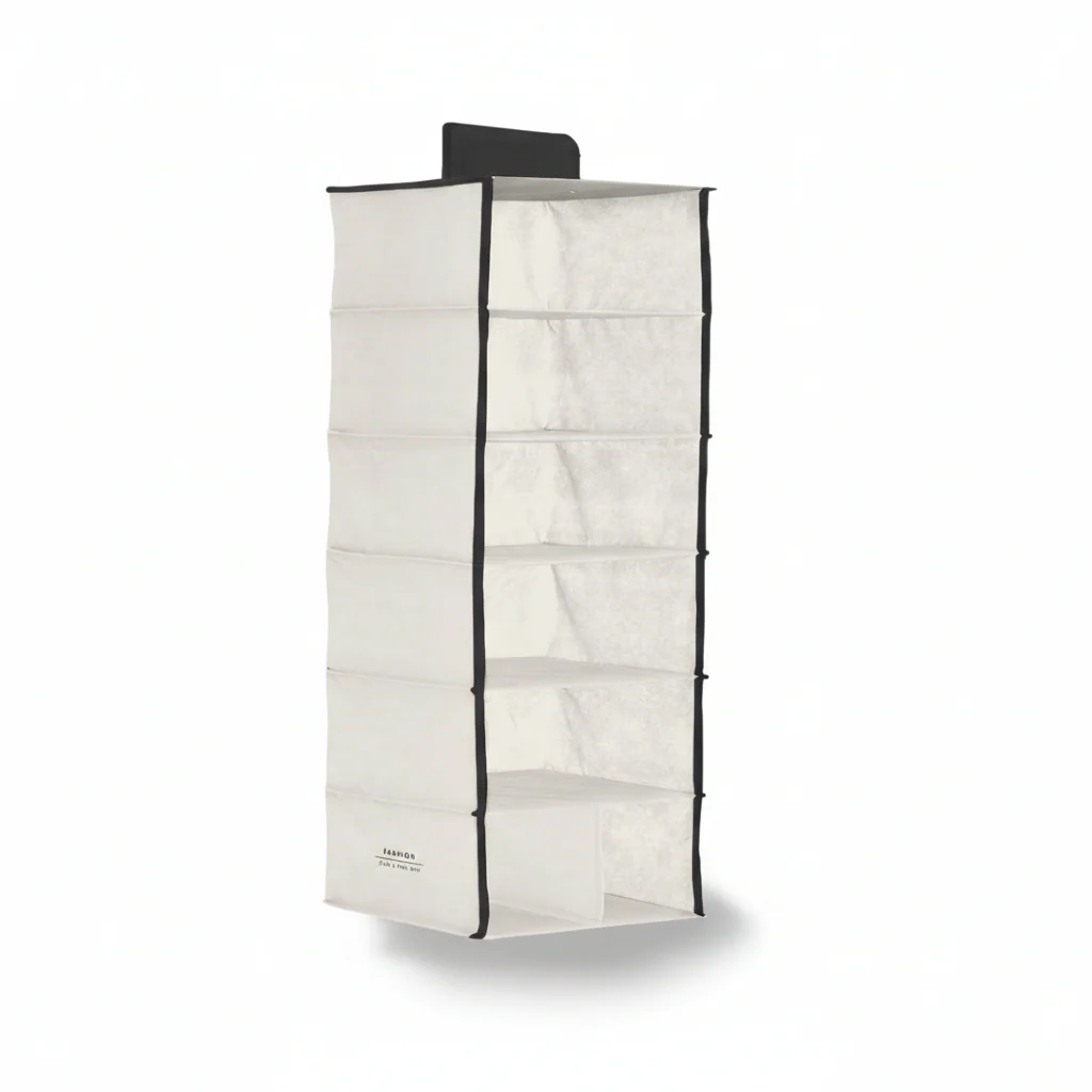 Organizer Verticale in Display Soft cm 30x30x90 Tinta Unita Cream