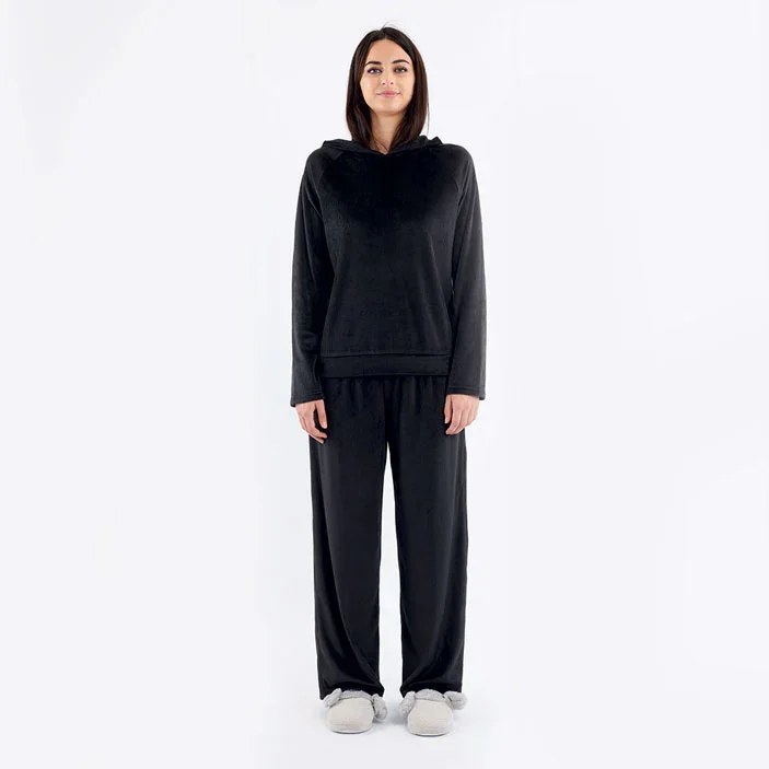 Pigiama Lungo Donna Artemia Black