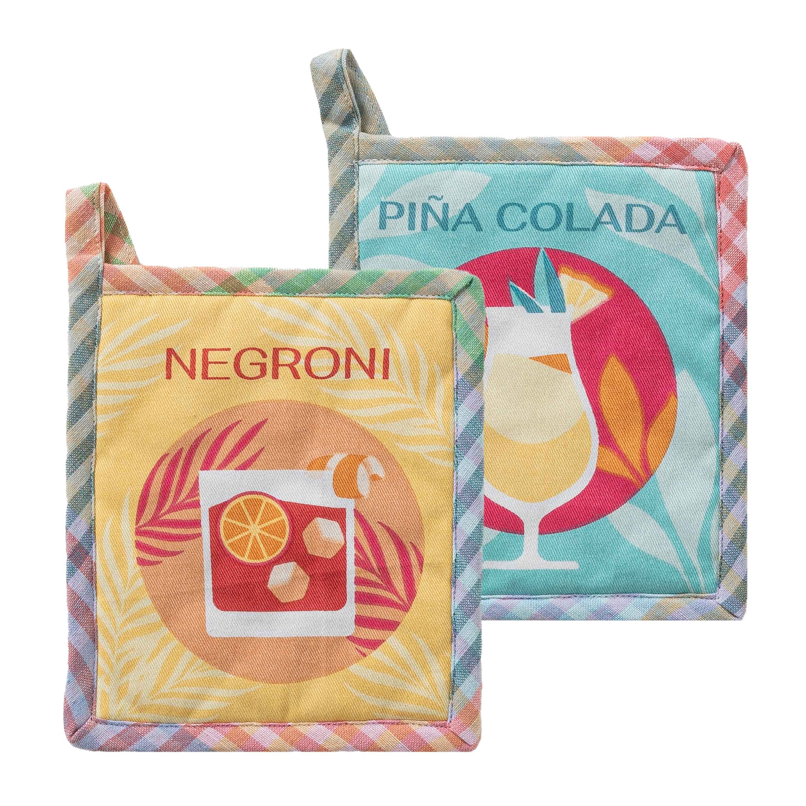 Set 2 Presine Shades Standard Negroni & Pina Colada Multicolor