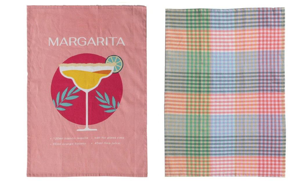 Set 2 Strofinacci Shades 45x65 cm Margarita Multicolor