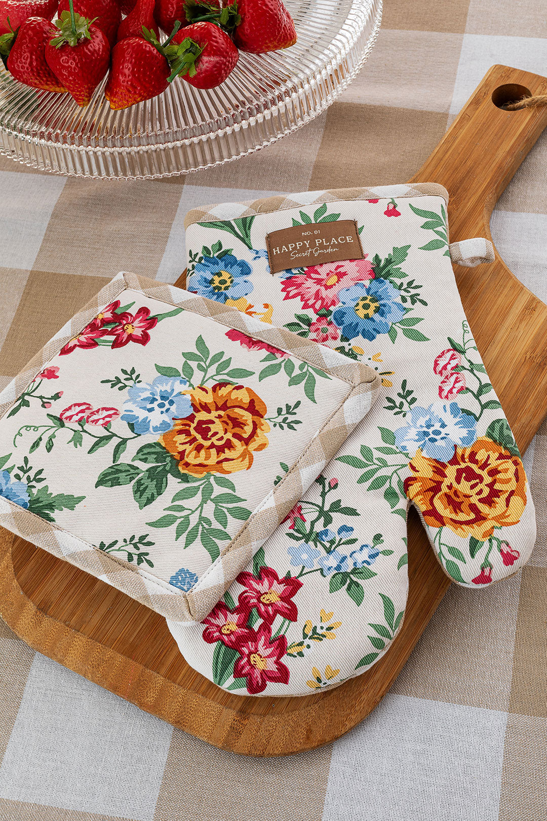 Set Guantone + Presina Secret Garden Standard Debby Beige - Image 2