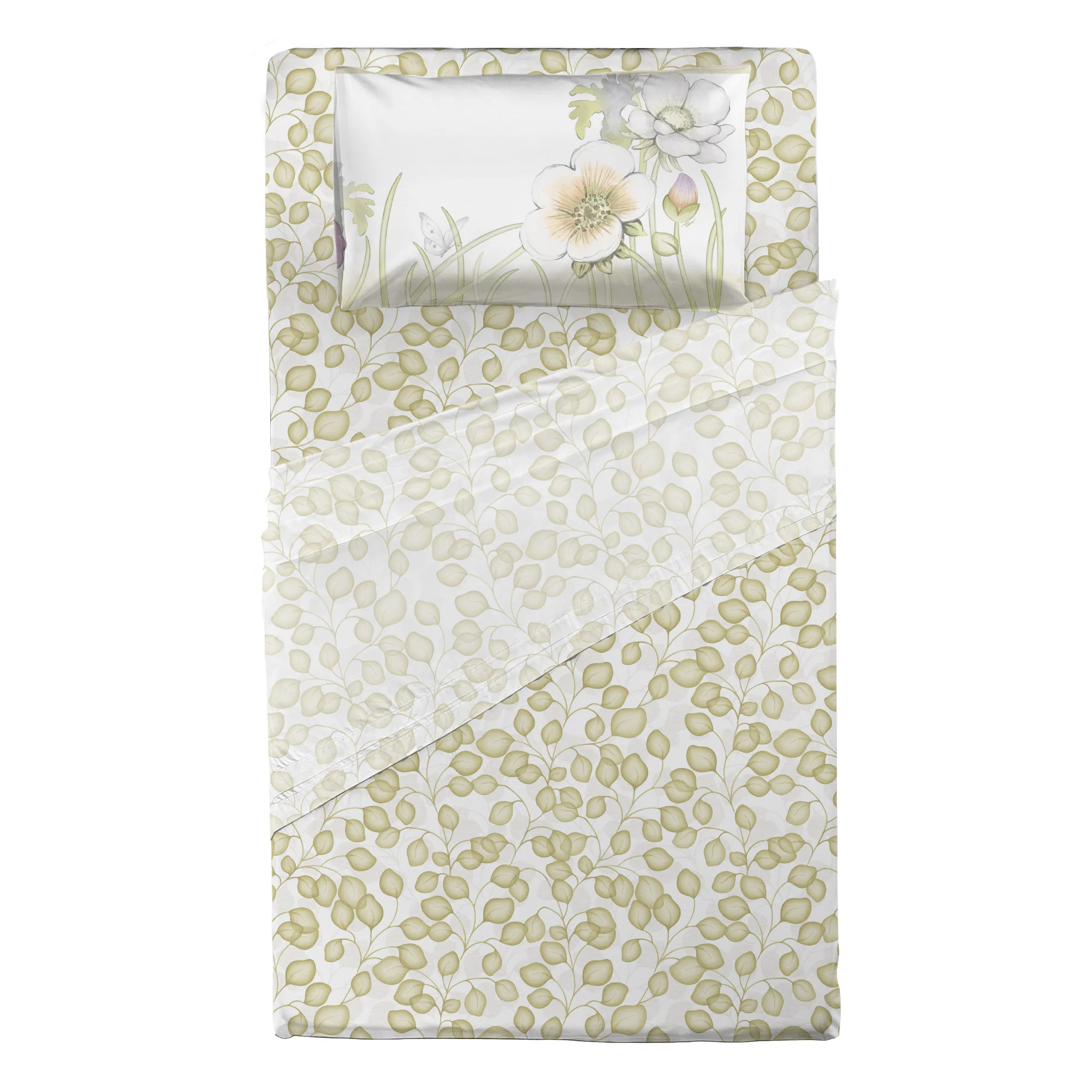 THUN® Completo Letto Piazza e Mezza Bloom Multicolor - Image 2
