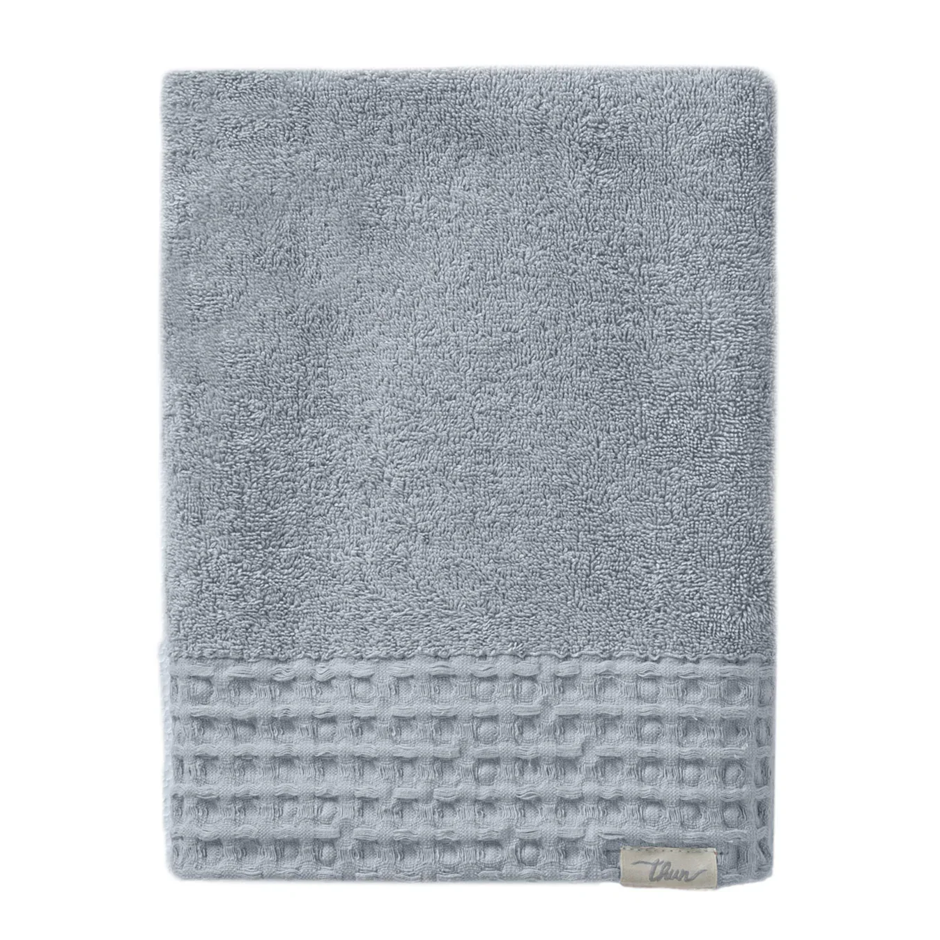 THUN® Asciugamano Telo Doccia Iconic Elegance 90x140 cm Tinta Unita Light Blue