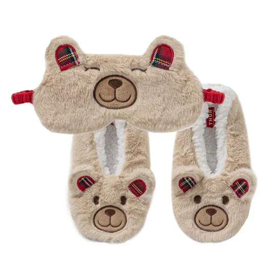 THUN® Set Mascherina + Ciabatte Thunland Ball Beige