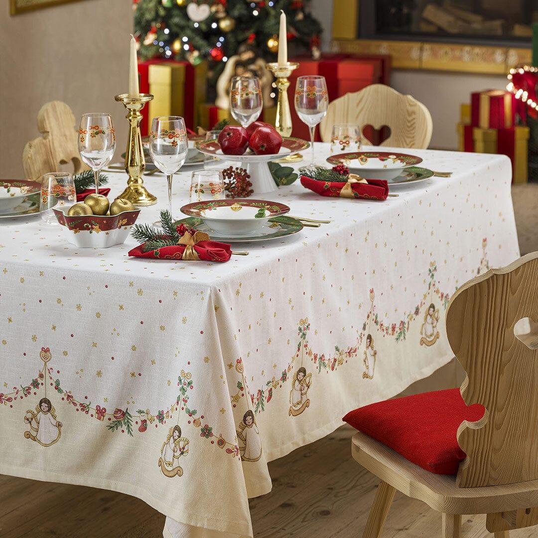THUN® Tovaglia Natale 6 posti 160x200 cm Garland Vanilla - Image 3