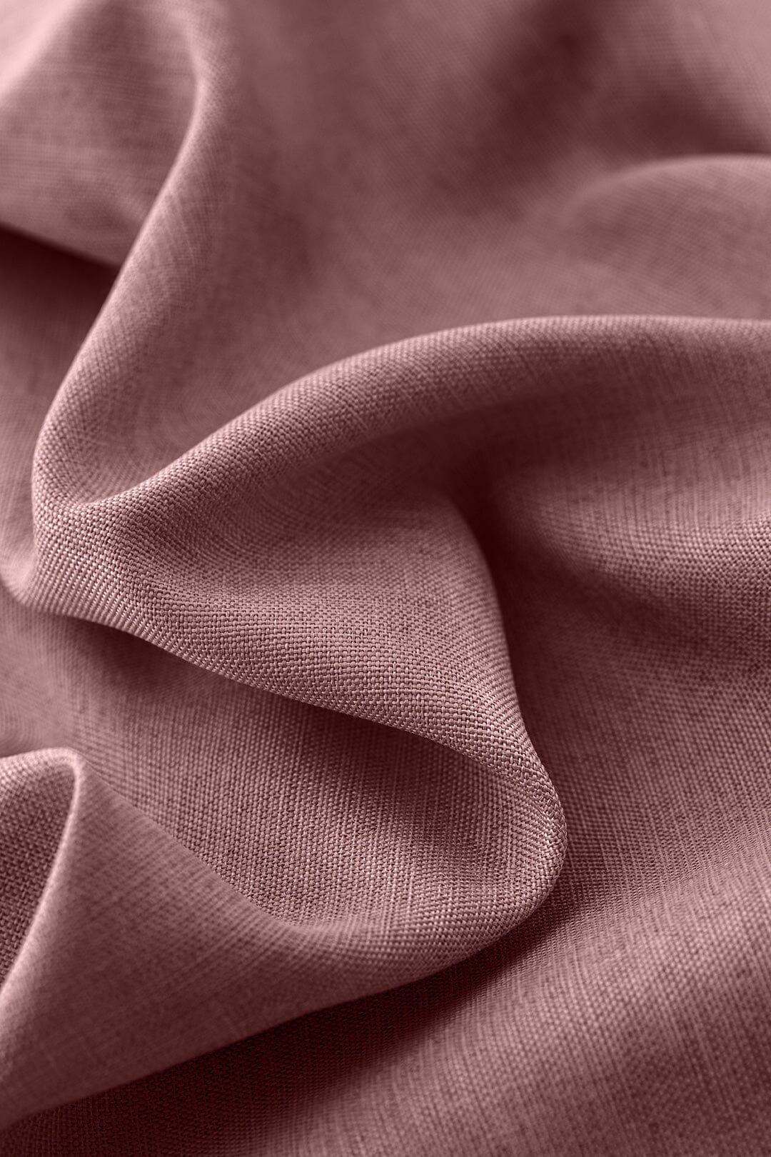 Tovaglia Antimacchia Effetto Lino 150x260 Tinta Unita Rosé - Image 3