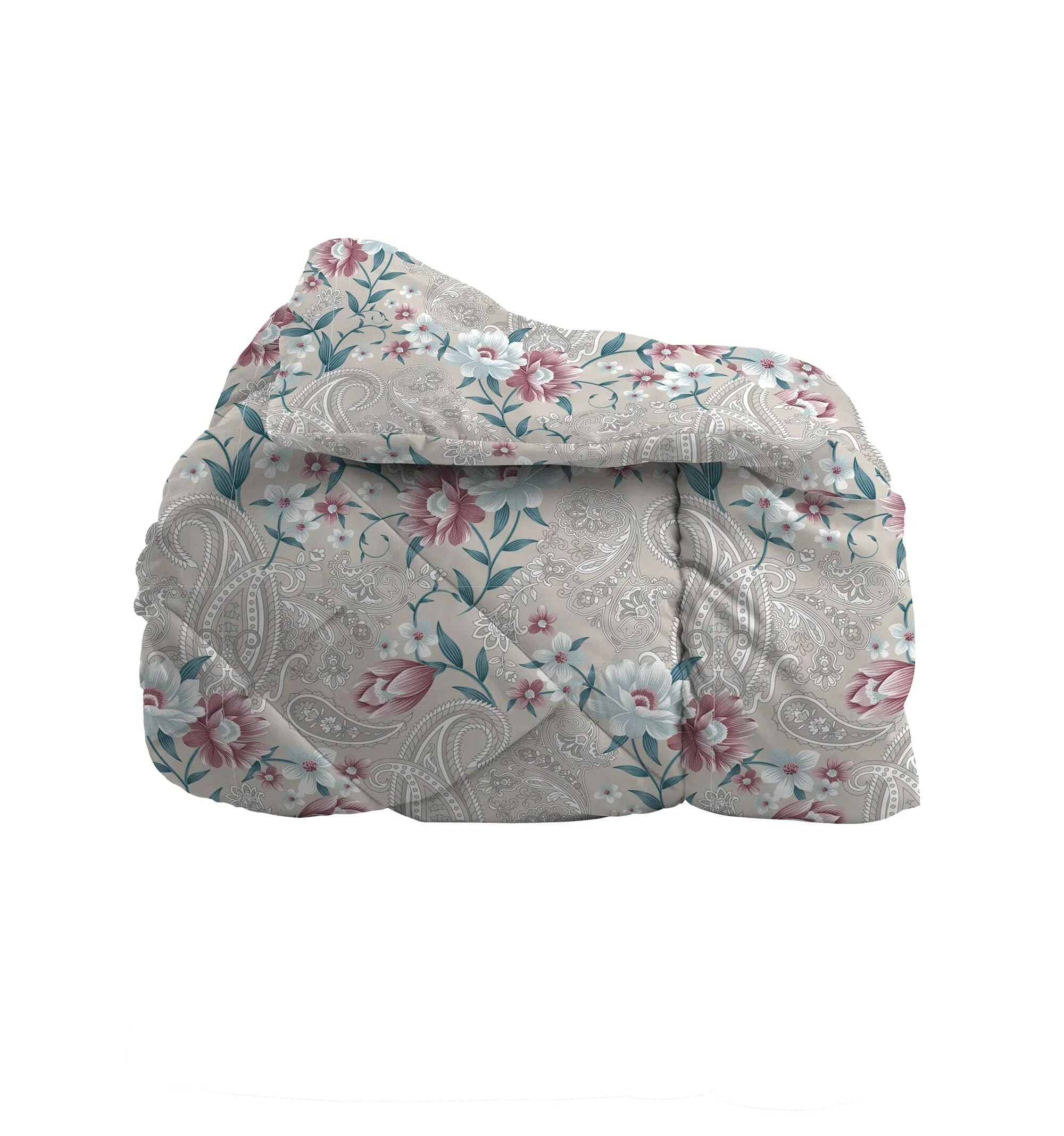 Trapunta Piazza e Mezza 205x250 cm Deco con Stampa Sira Mauve
