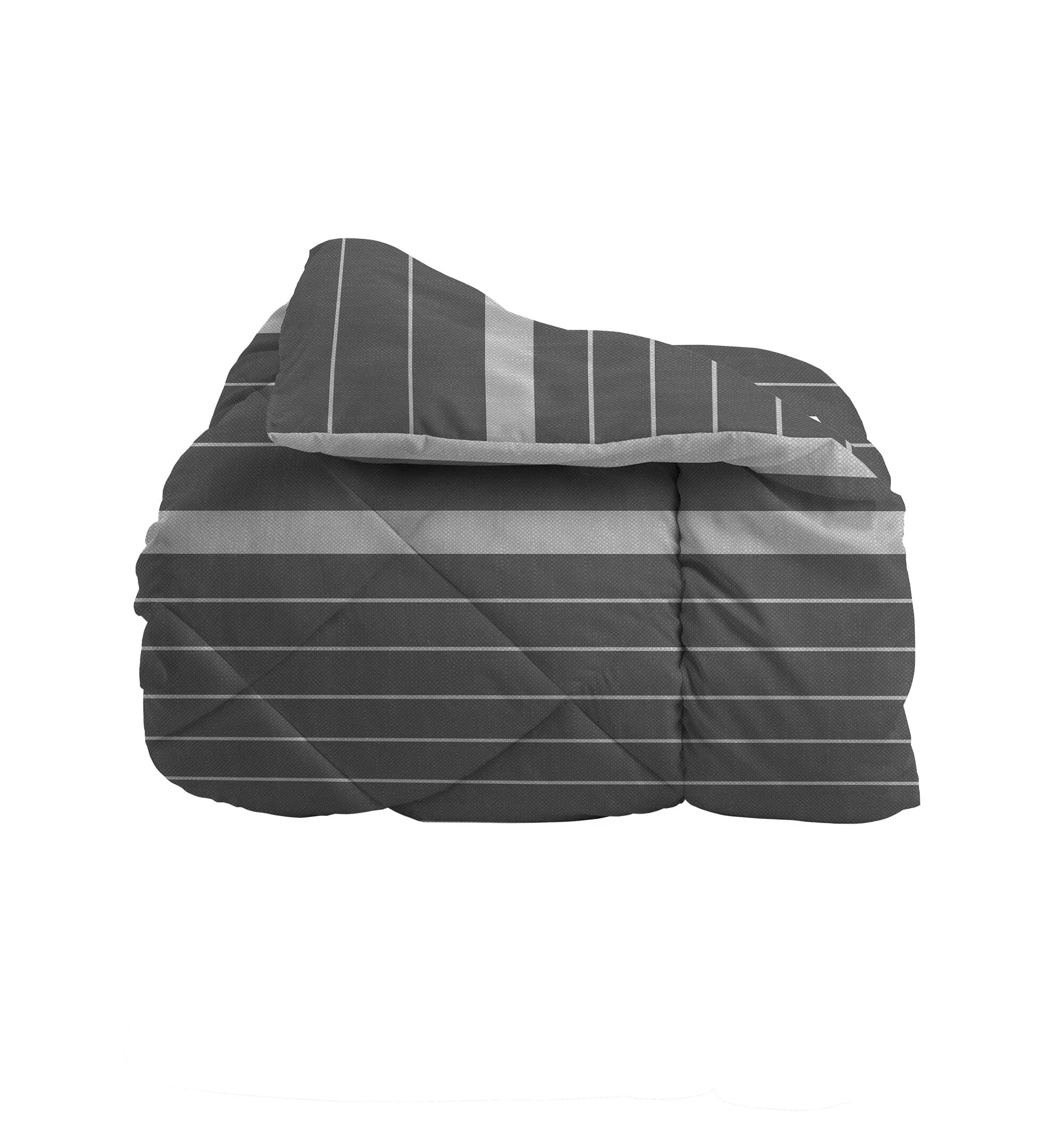 Trapunta Piazza e Mezza 210x250 cm con Stampa Aria Keyne Dark Grey