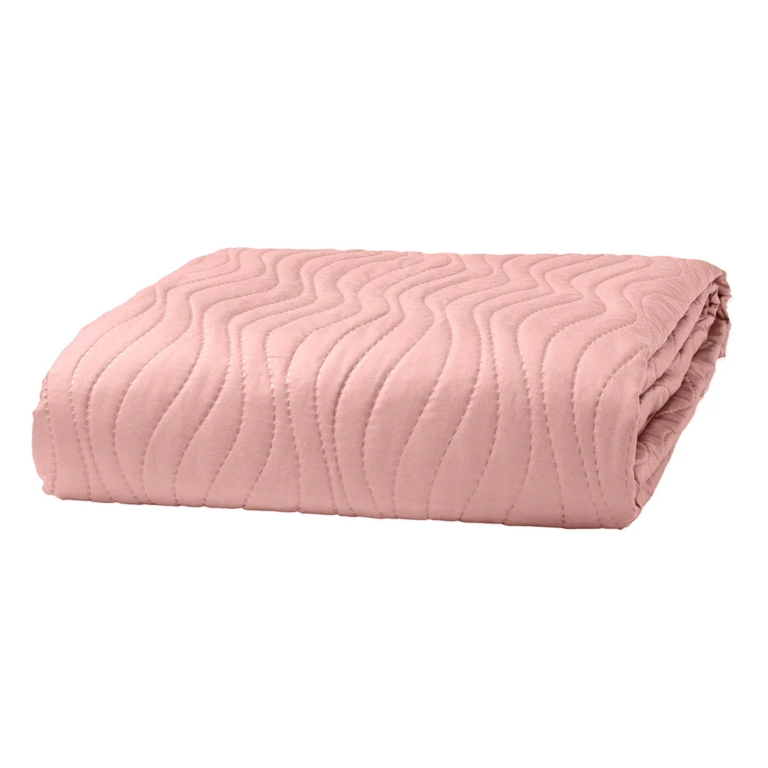 Trapuntino Singolo 170x250 Sunny Wave Pink
